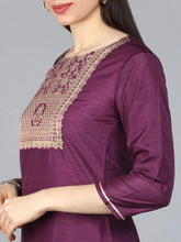 Women Burgundy Floral Printed Kurta With Trousers With Dupatta